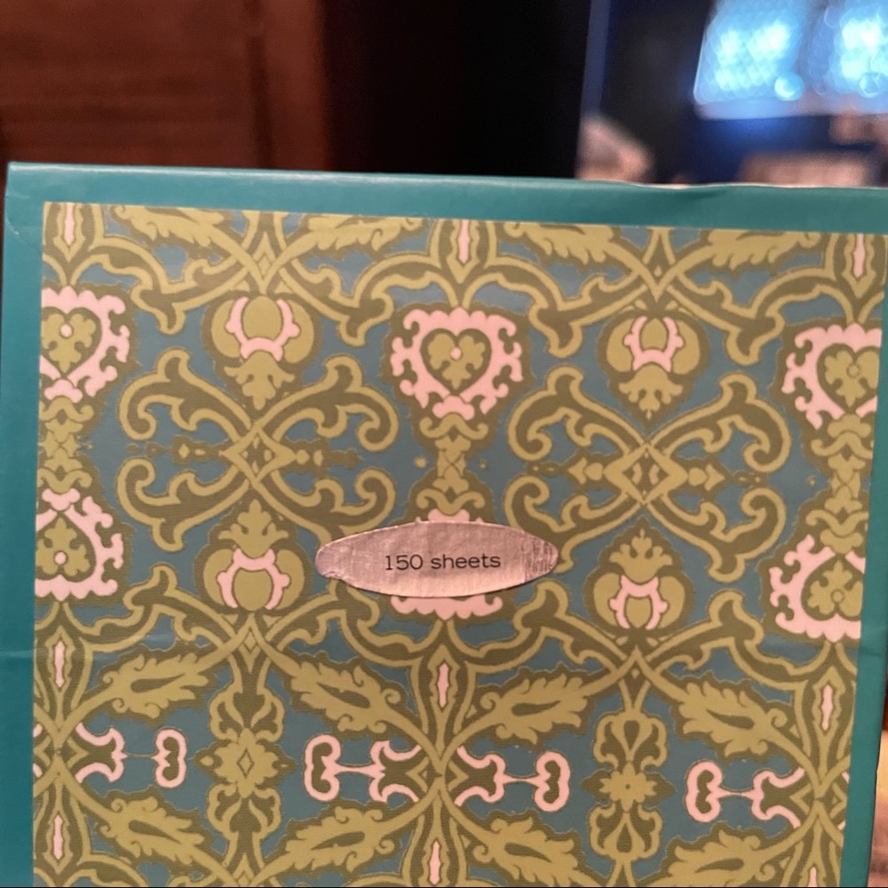 Small Rhinestone Teal Notepad - Picture 5 of 16